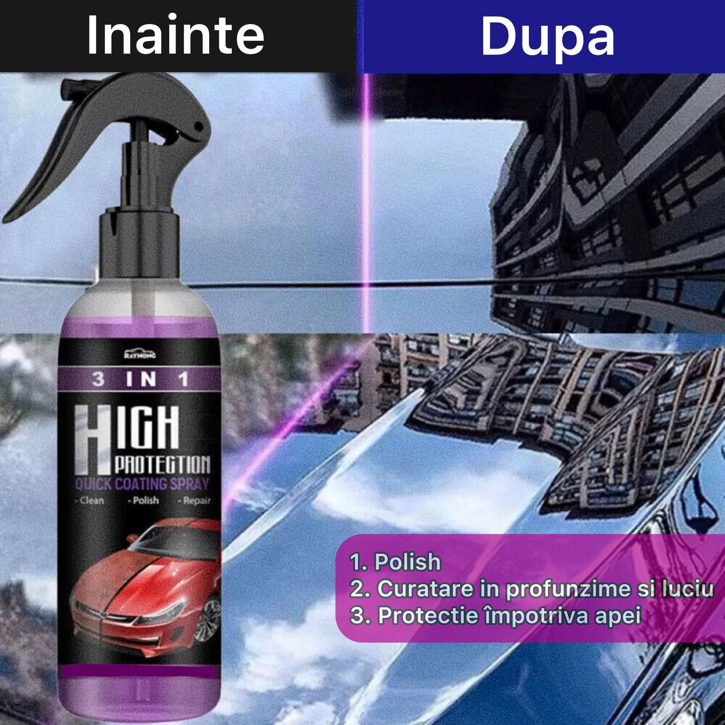 Coating 3IN1 (Polish, Curatare, Protectie)