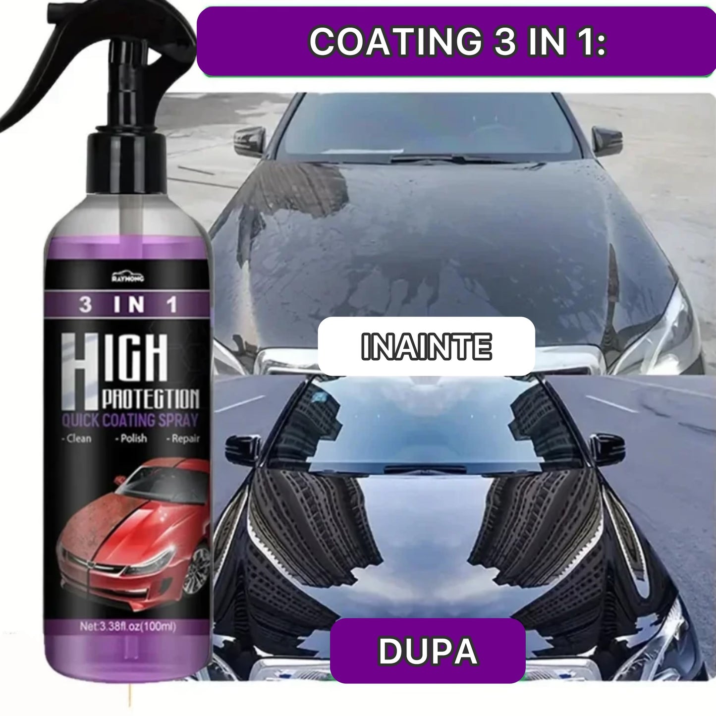 Coating 3IN1 (Polish, Curatare, Protectie)
